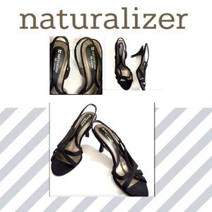 Naturalizer | Black N5 Comfort Strappy Heels
